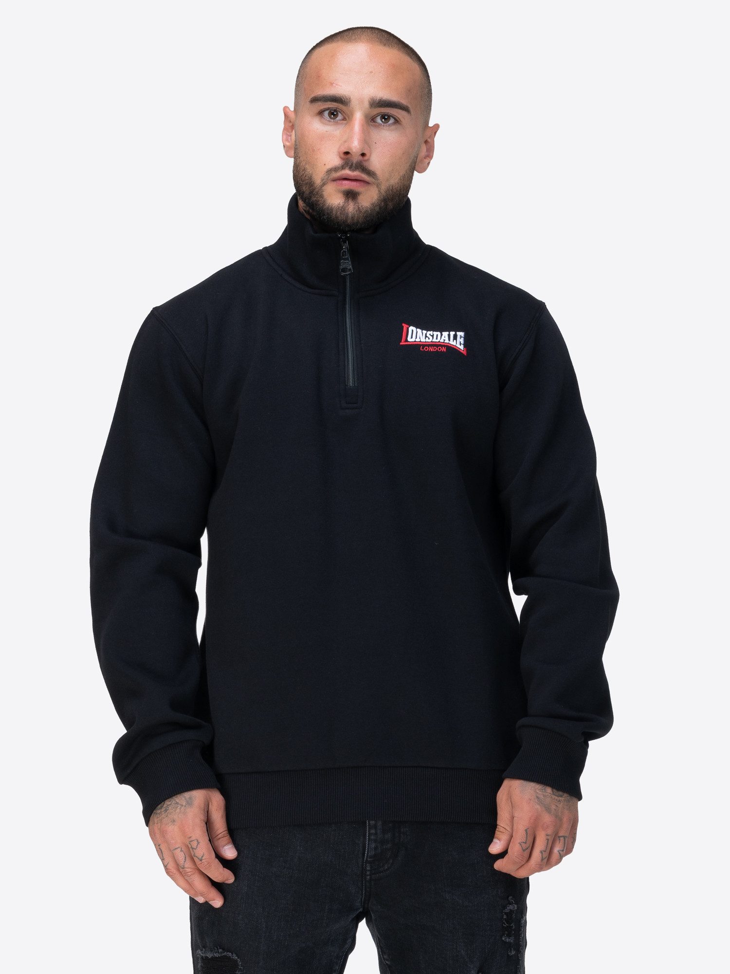 Lonsdale Sweatshirt TROYER NORMALE PASSFORM GRYFFIDAM (1-tlg)