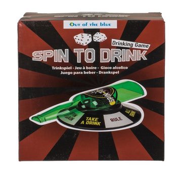 Out of the Blue Lernspielzeug Trinkspiel, Spin to Drink, ca. 18cm im Geschenkkarton