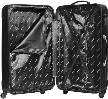 Packenger Trolleyset Travelstar, 4 Rollen, (3 tlg), Reiseset klein mittel groß Gepäckset Hartschallentrolleys