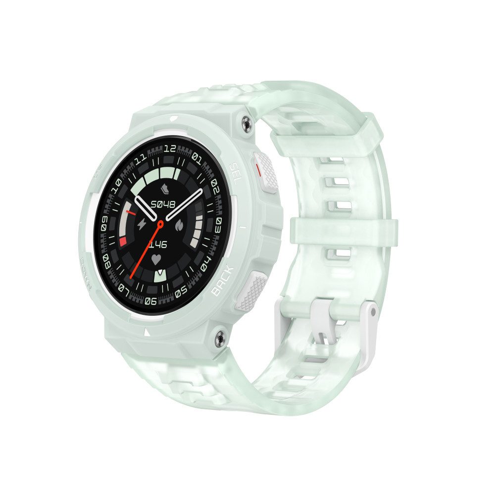 Amazfit Active Edge Mint Green Smartwatch Trendiges zweifarbiges Design
