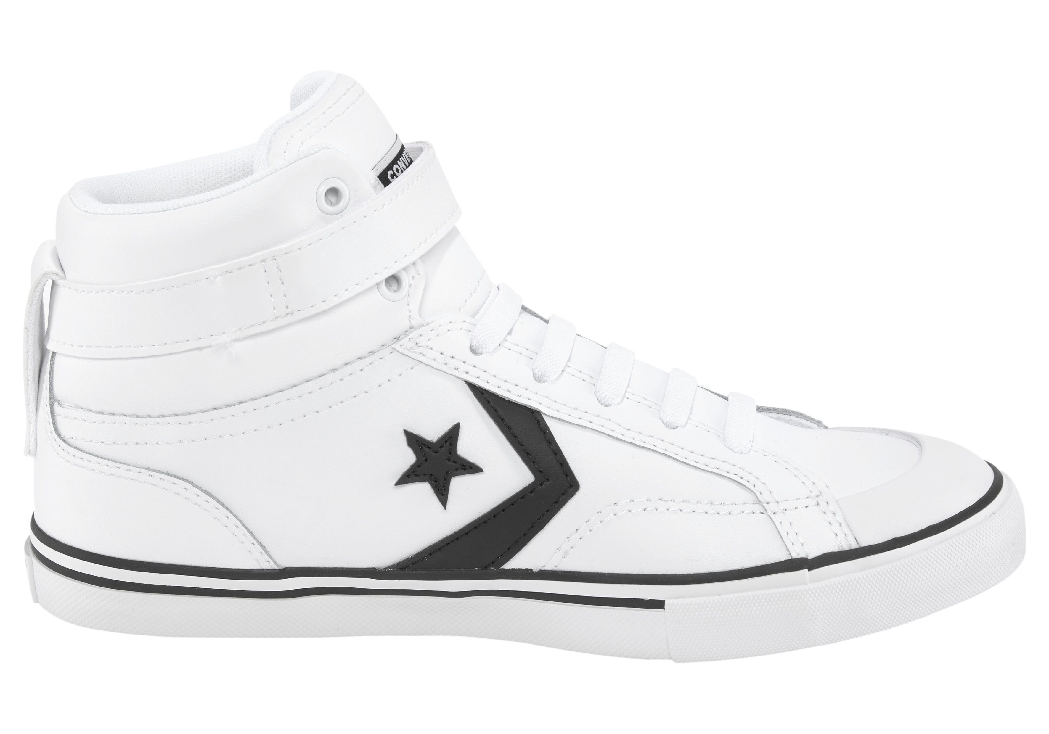 Converse LEATHER weiß-schwarz BLAZE PRO STRAP Sneaker