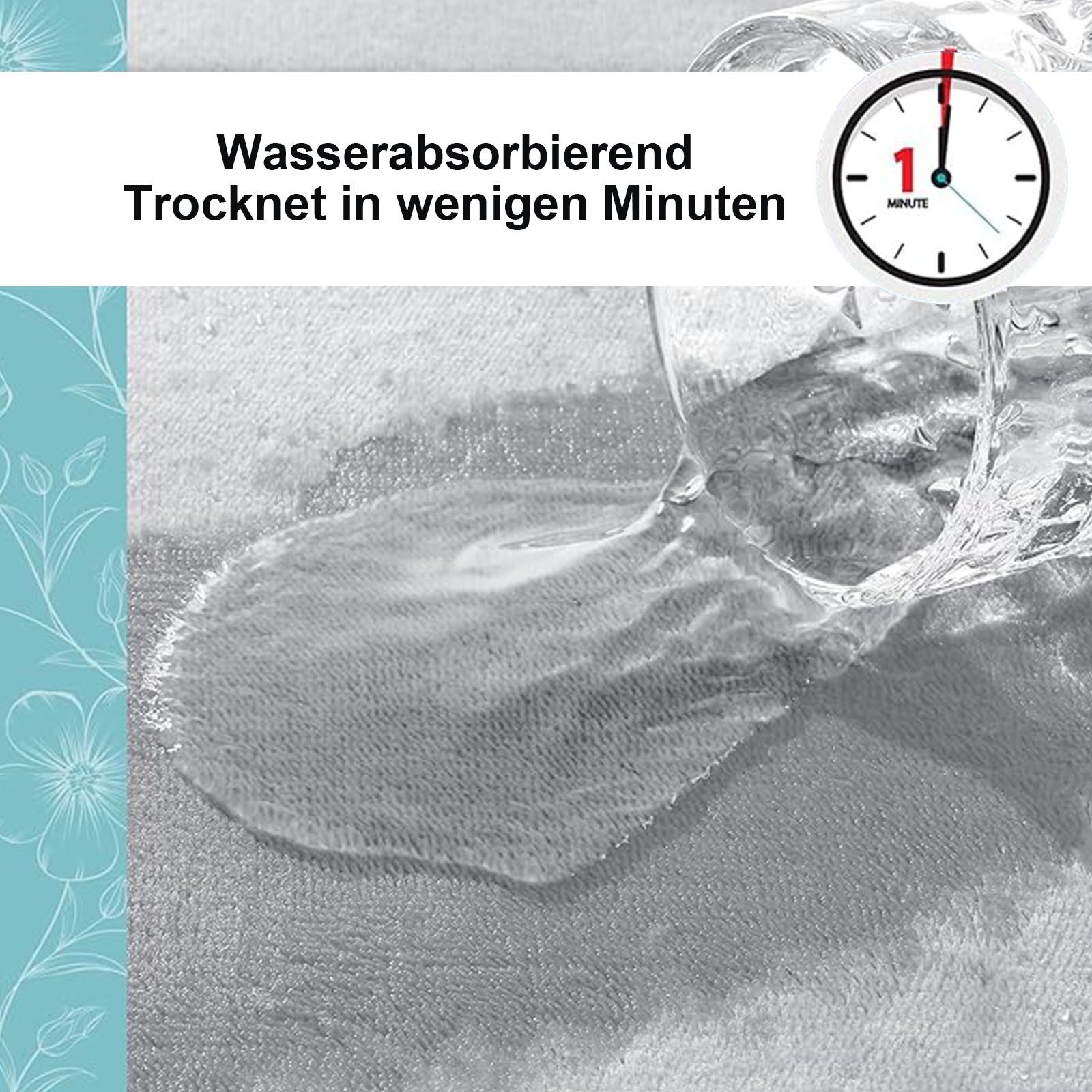 OKWISH Badematte Memory Schaum Badezimmerteppich Badteppich günstig online kaufen