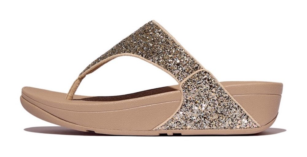 Fitflop LULU MULTI-TONAL GLITTER TOE Zehentrenner Badeschuh, Slides, Sandal günstig online kaufen