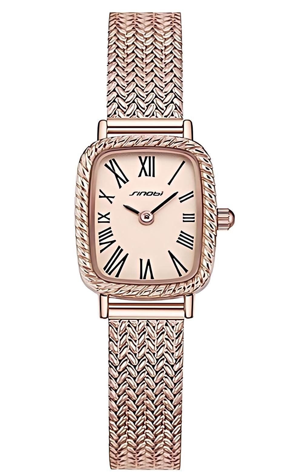 Forrlite Quarzuhr Quarzuhr Armbanduhr Edelstahl Damen Uhr, Multifunktionsuh günstig online kaufen