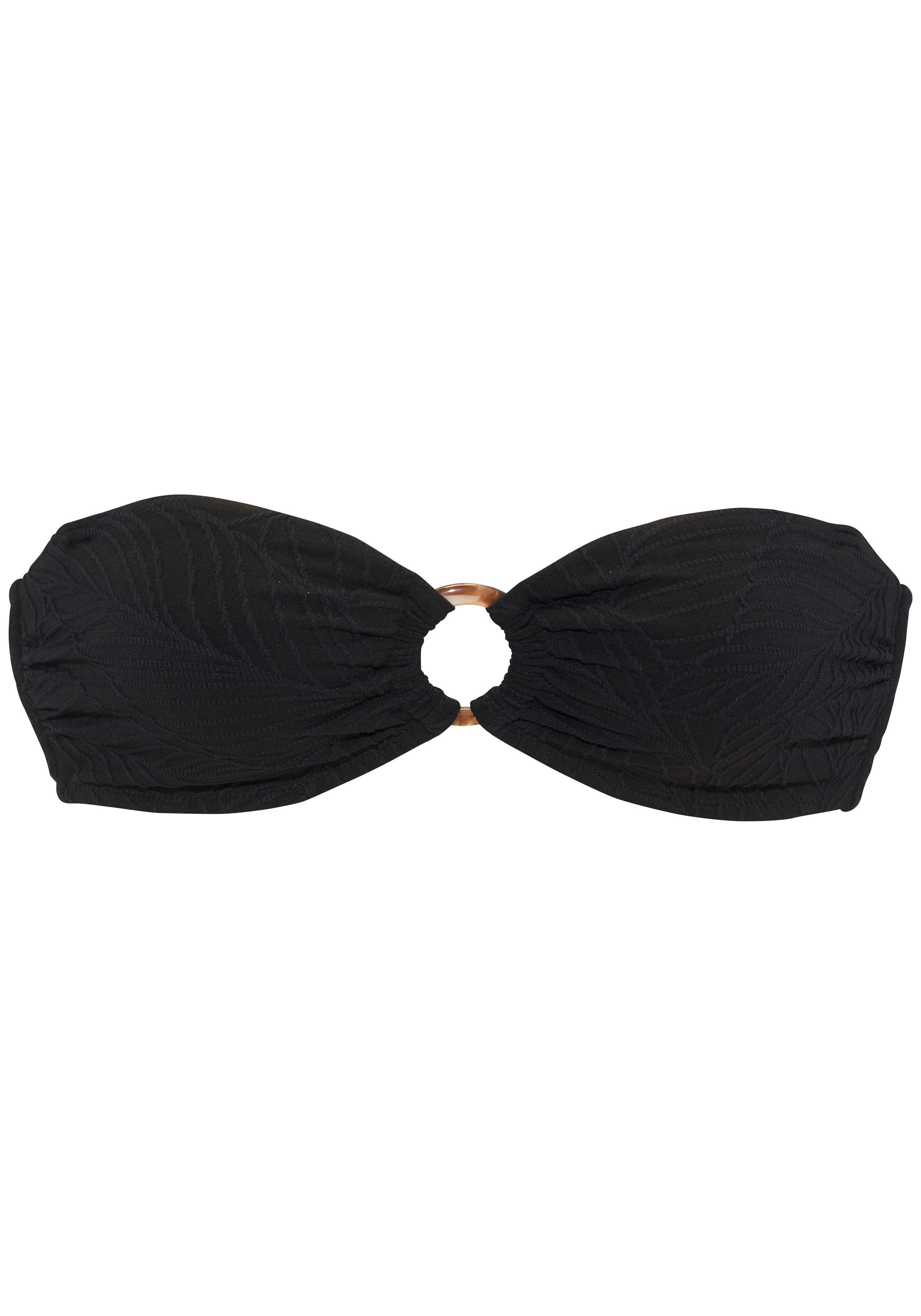 LASCANA Bandeau-Bikini-Top Fay, aus eleganter Strukturware