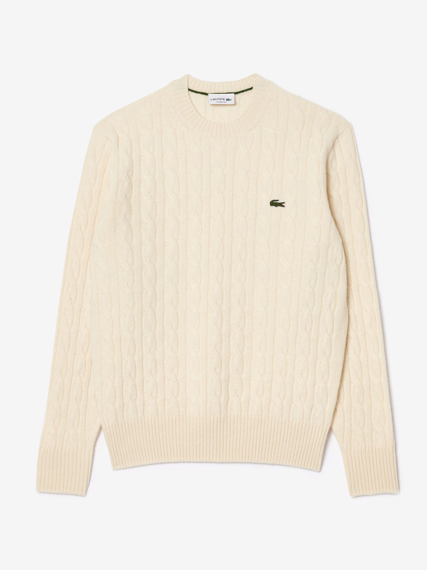 Lacoste Sweatshirt Lacoste Cable Knit Sweater  günstig online kaufen