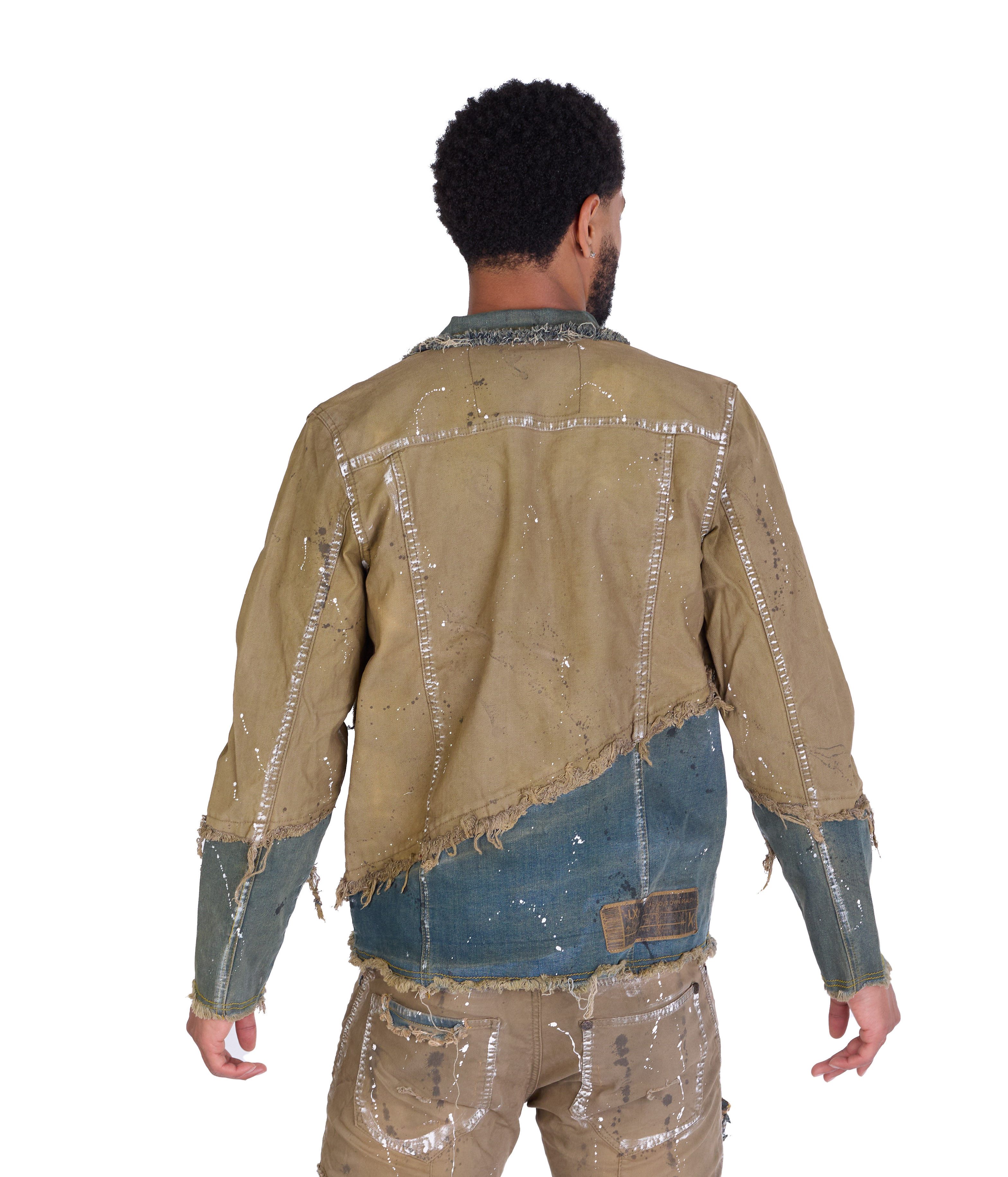 KINGZ Jeansjacke Designer Jeansjacke von KINGZ