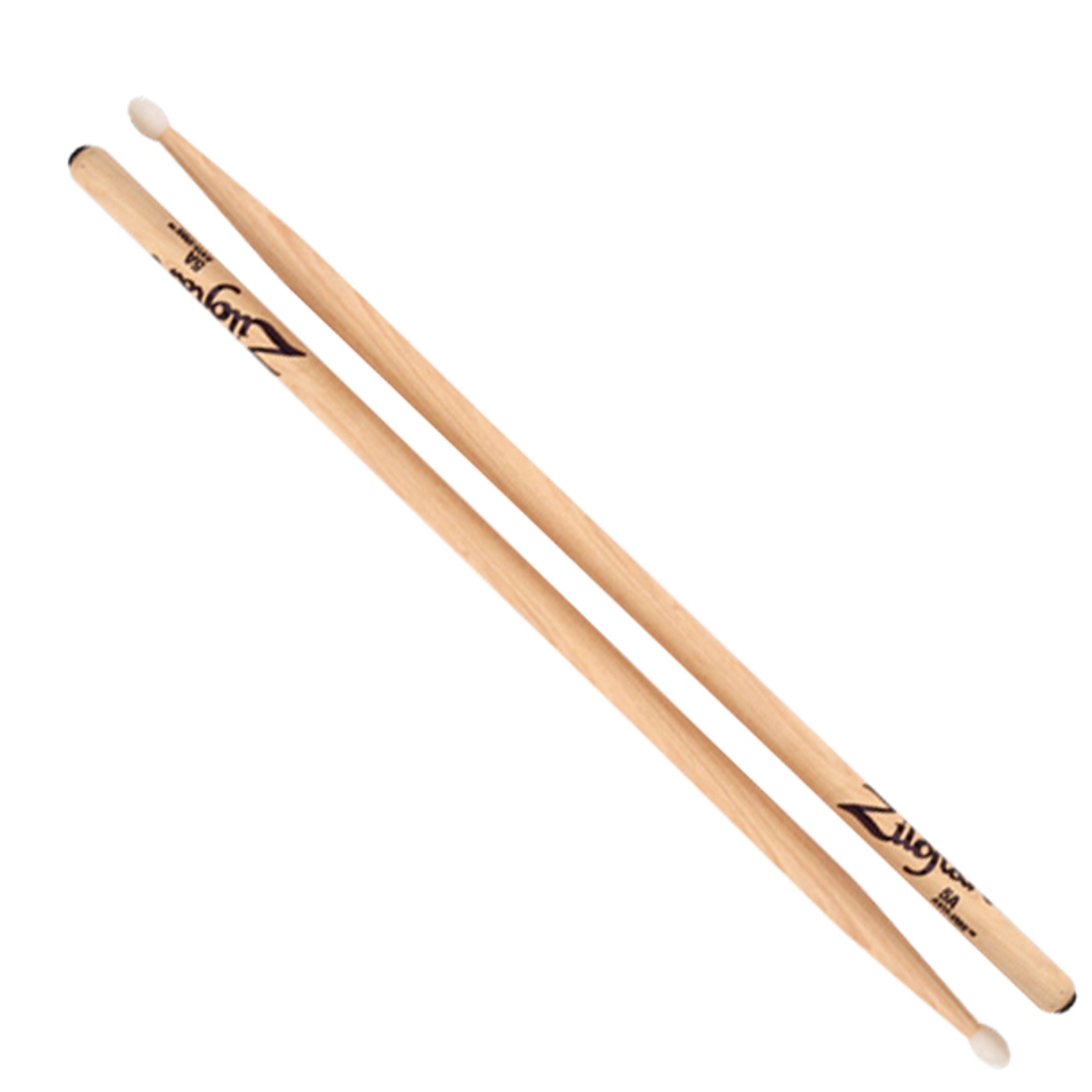 Zildjian Drumsticks (Anti-Vibe 5A Sticks Nylon Tip, Sticks, Beater und Mallets, Drumsticks Nylontip), Anti-Vibe 5A Sticks, Nylon Tip - Drumsticks