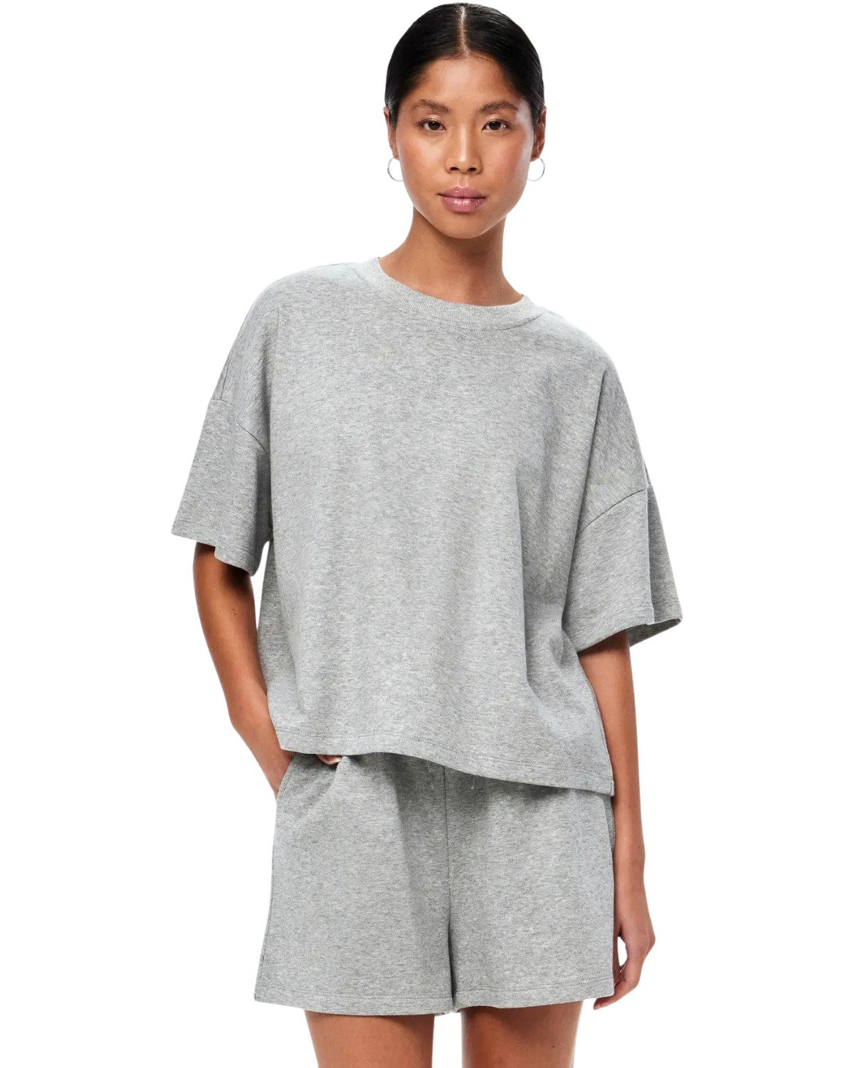 pieces Sweatanzug, Damen Freizeitanzug Basic Loungeanzug günstig online kaufen