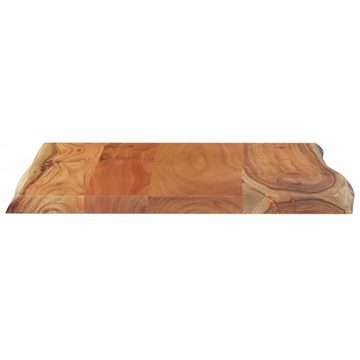 vidaXL Tischplatte Tischplatte 60x60x2,5 cm Quadratisch Akazienholz Naturkante (1 St)