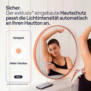 Braun IPL-Haarentferner Smart Skin i·expert PL7147, 2 Aufsätze für Gesicht & Körper, Venus Rasierer & Aufbewahrungstasche