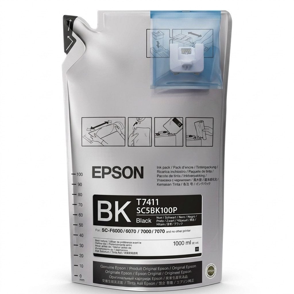 Epson EPSON UltraChrome DS Black T741100 1Lx6packs Tintenpatrone