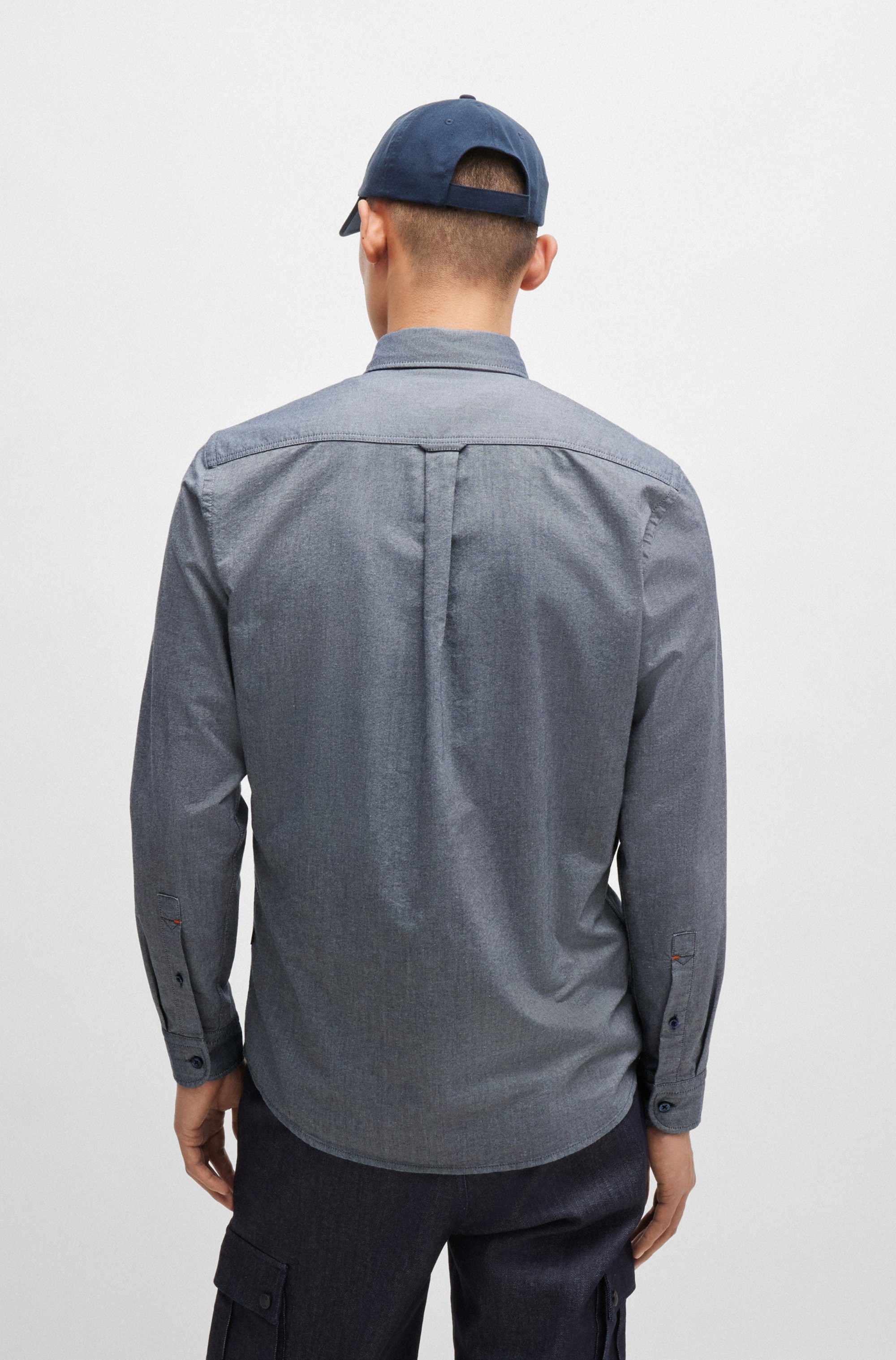BOSS ORANGE Businesshemd Rickert mit Button-down-Kragen günstig online kaufen