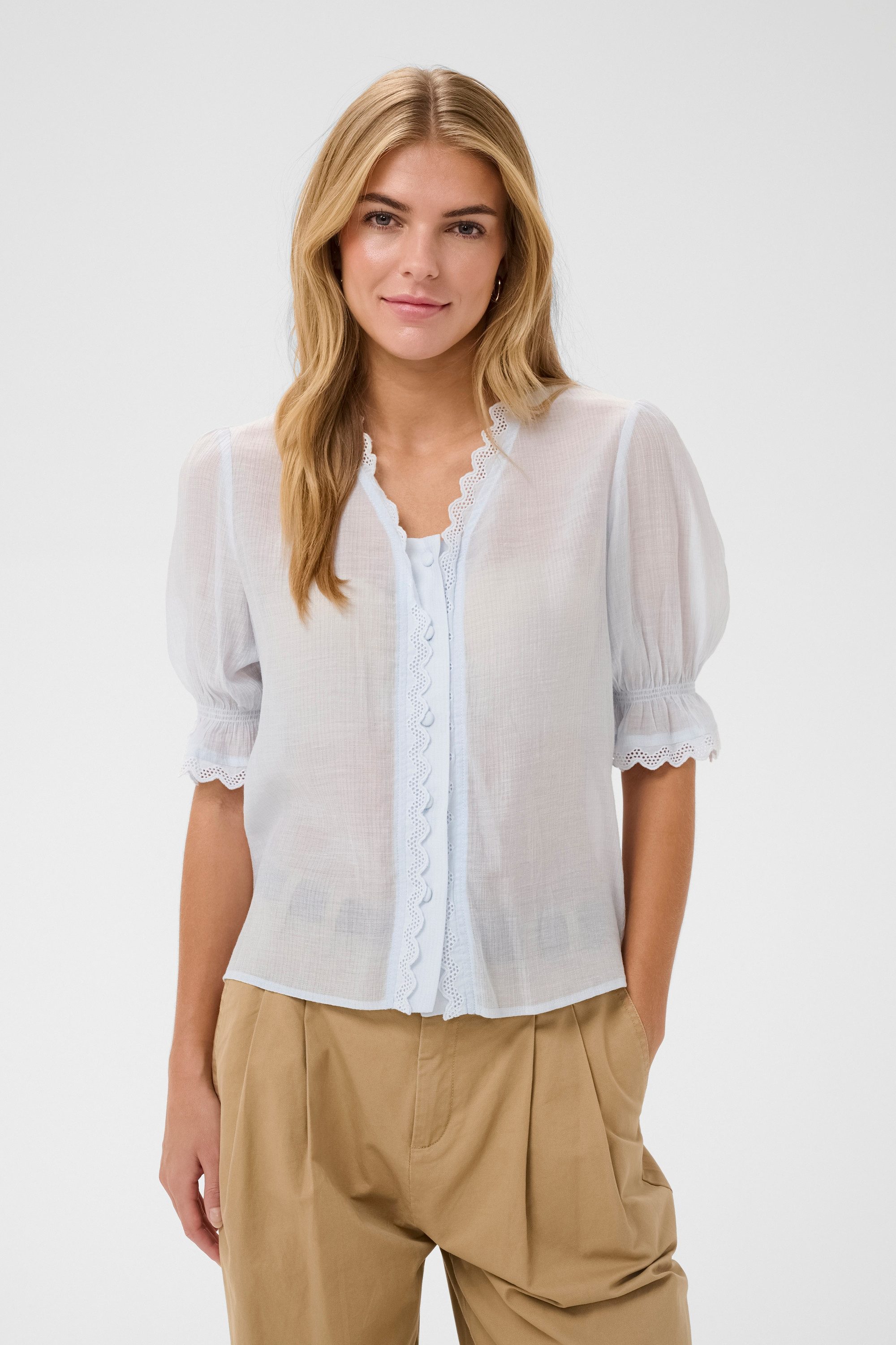 Saint Tropez Kurzarmbluse Kurzarm-Bluse KristelSZ
