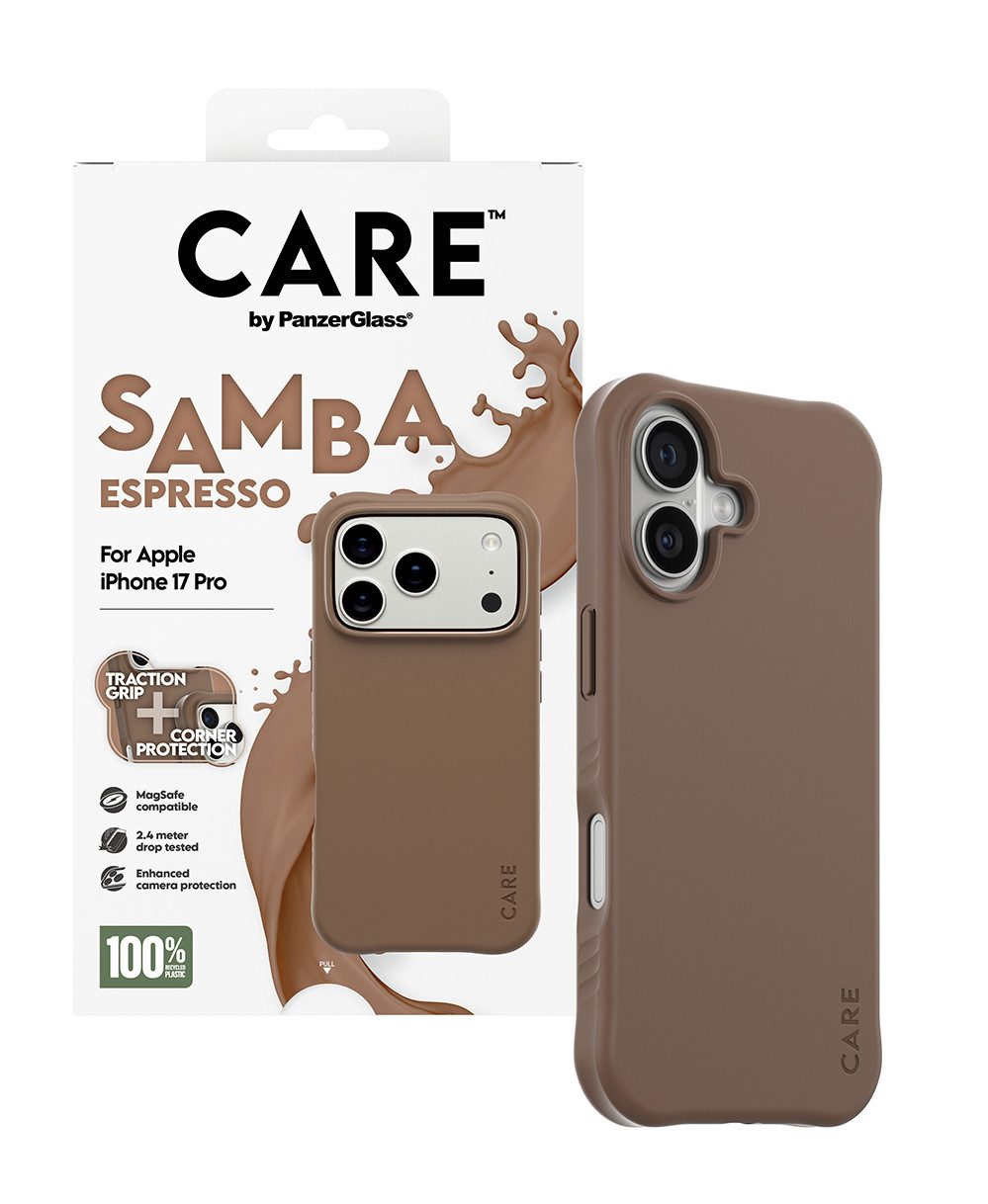 SAFE by PanzerGlass Smartphone-Hülle CARE Case Fashionable MagSafe iPhone 17 Pro Espres – Bild 5 von 5