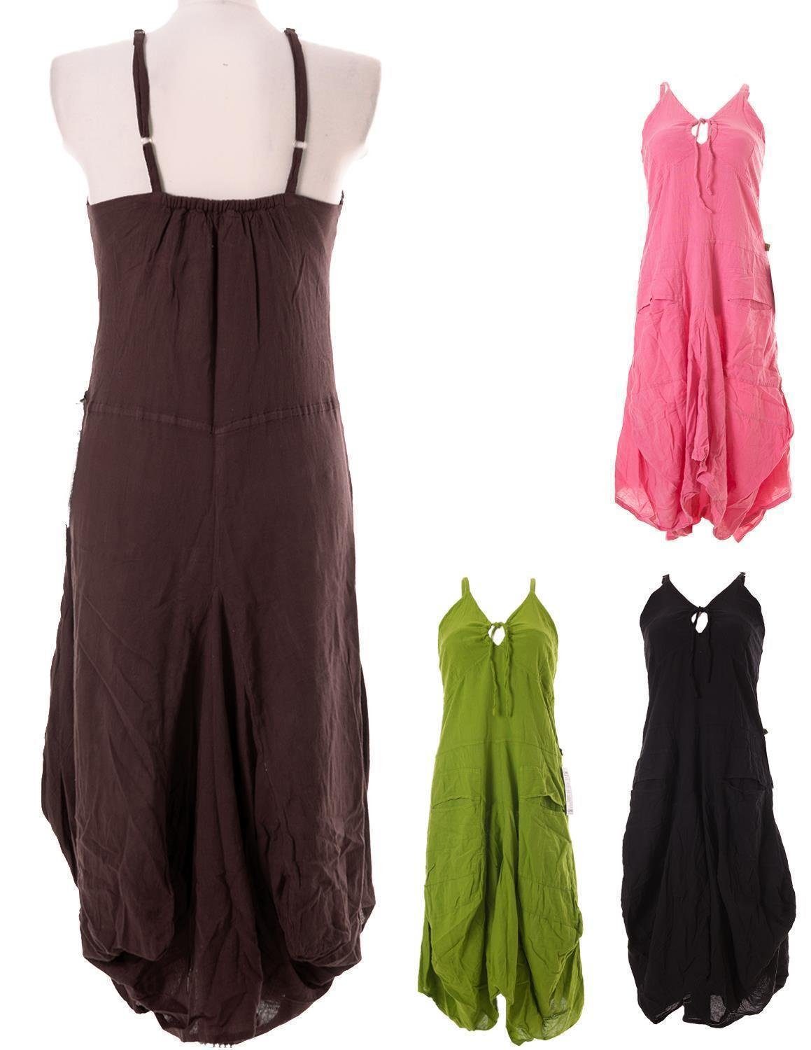 Vishes Ballonkleid Lagenlook Ballonkleid mit verstellbaren günstig online kaufen