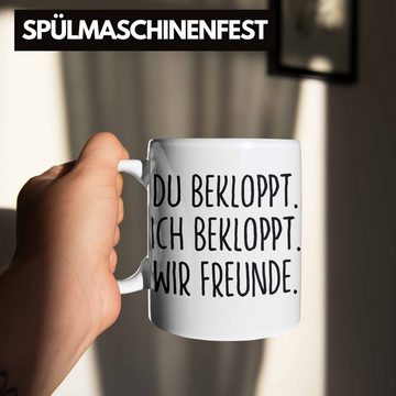 Trendation Tasse Trendation - Beste Freunde Tasse Geschenk Beste Freundin Freund Kaffeetasse Geschenkidee BFF Allerbeste Freundin Spruch Geburtstag Freundinnen