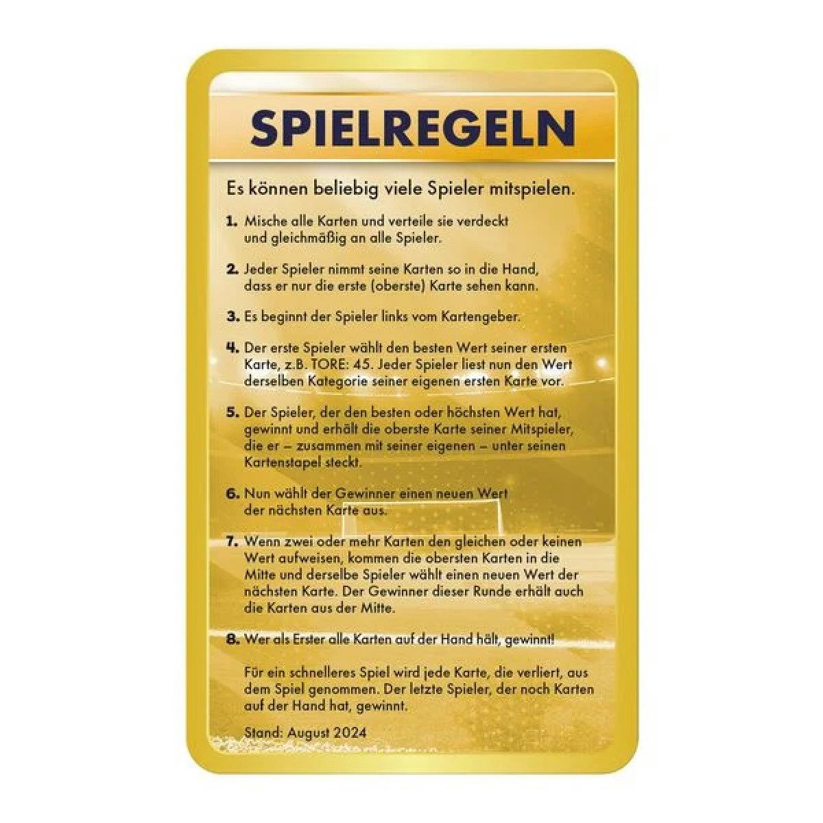 Winning Moves Spiel Top Trumps - Weltfußballstars 6, Quartett