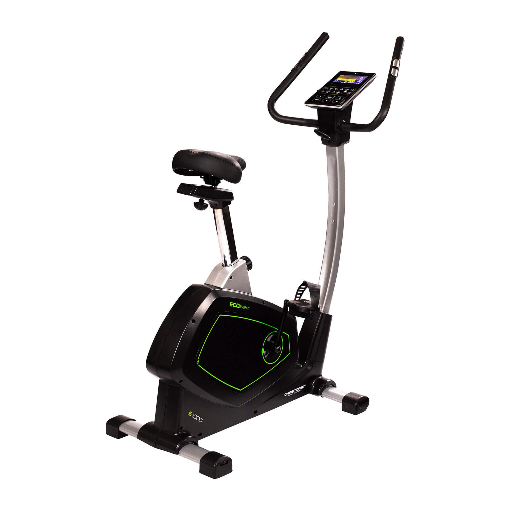Christopeit Sport® Ergometer Eco 1000 (mit Tablet-Halterung), 150 kg max. Benutzergewicht, Fahrrad, 24 Widerstandsstufen – Bild 4 von 5