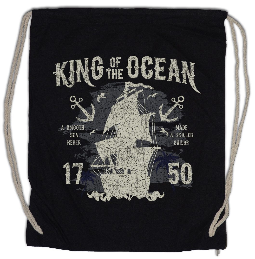 Turnbeutel King Of The Ocean Turnbeutel Sailor 1750 Segler Segeln Matrose Skipper