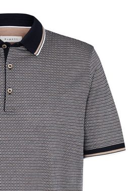 bugatti Poloshirt mit einem eleganten Muster