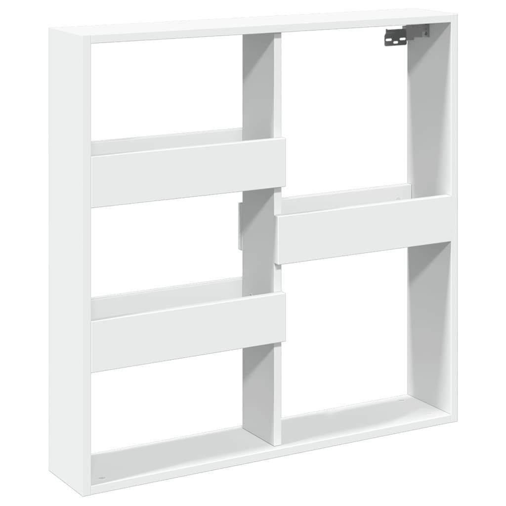 vidaXL Regal Wandschrank Weiß 80x15x80 cm günstig online kaufen