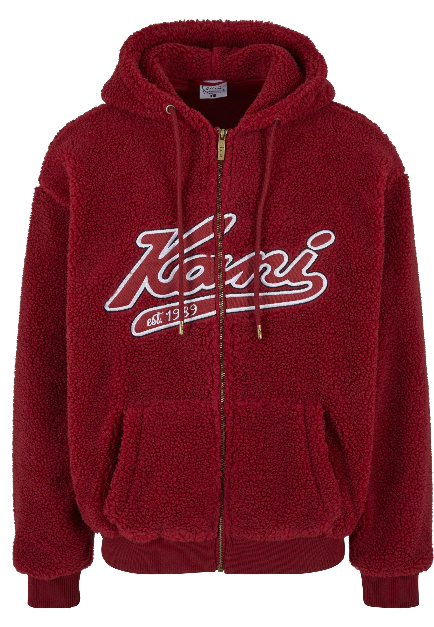 Karl Kani Longsleeve Karl Kani Herren KM233-019-2 KK Varsity Teddy Full Zip Hoodie (1-tlg)