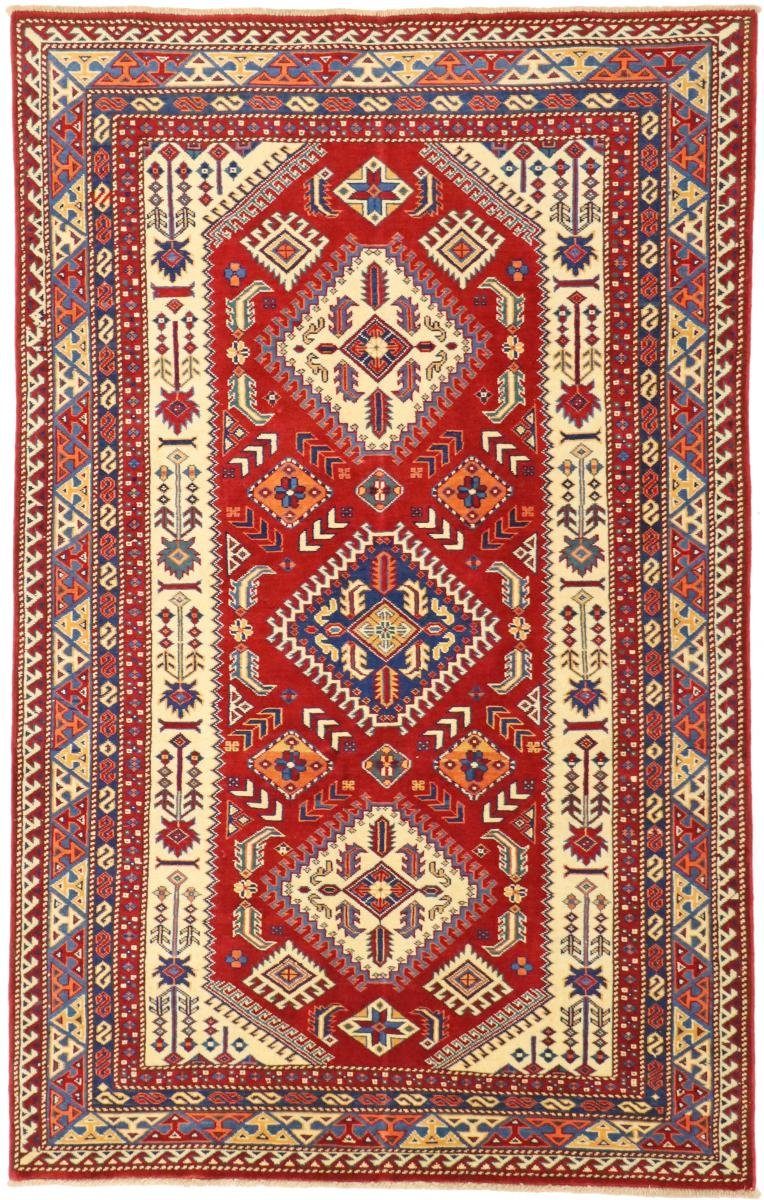 Orientteppich Afghan Shirvan 124x191 Handgeknüpfter Orientteppich, Nain Trading, rechteckig, Höhe: 12 mm