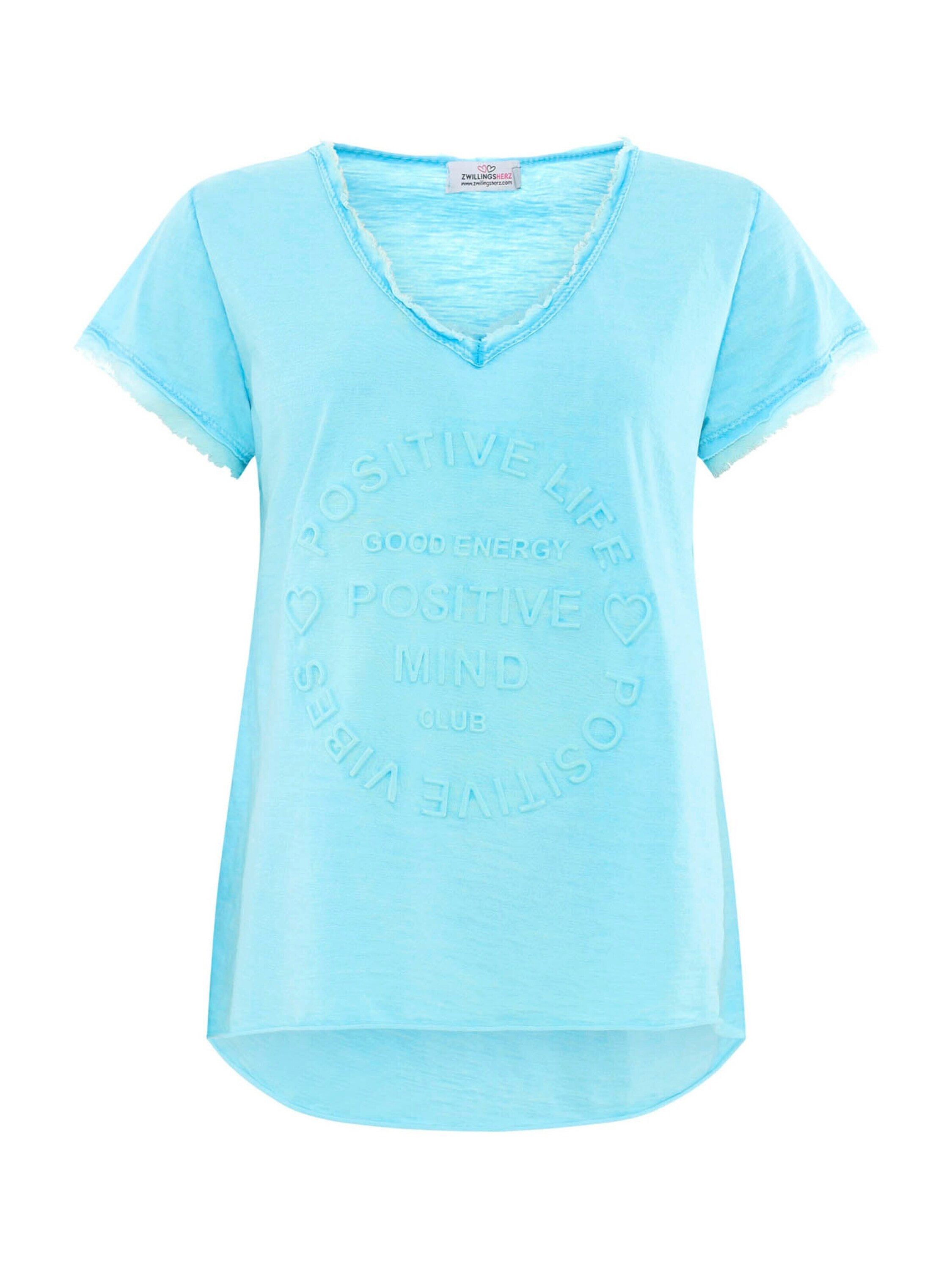 Zwillingsherz T-Shirt Positive Mind (1-tlg) Weiteres günstig online kaufen