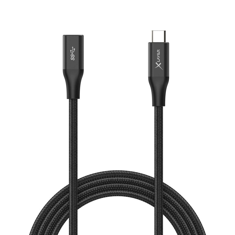 XLayer USB Type-C Verlängerungskabel 1,5m für Daten Smartphone-Adapter