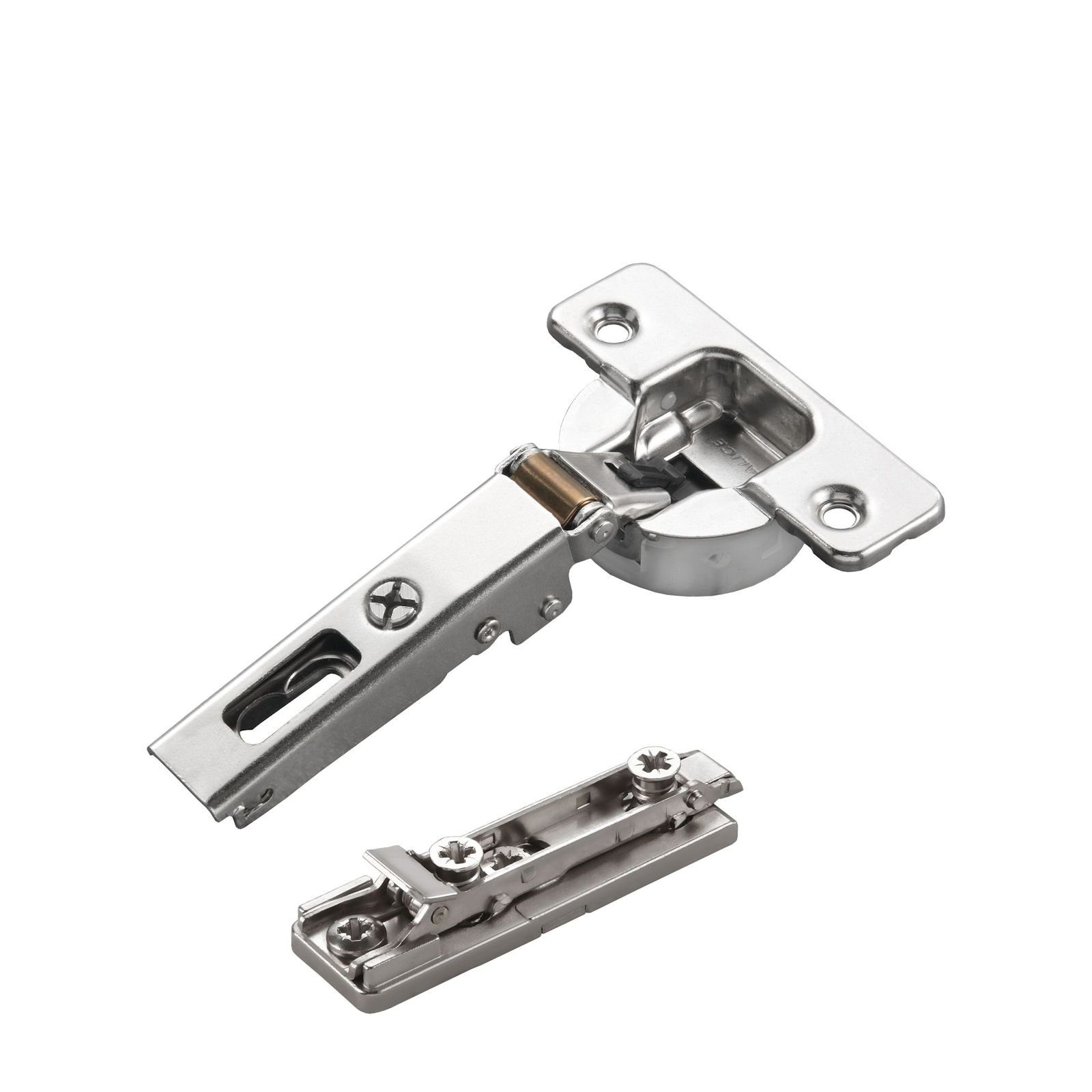 Salice Möbelbeschlag 2 x Salice Topfband S700 110° Bohrbild T52 Nickel matt MPL L (2 St)