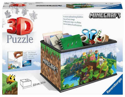 Ravensburger Puzzle Ravensburger 3D Puzzle 11286 - Aufbewahrungsbox Minecraft - 216..., 216 Puzzleteile