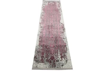 Teppich Teppich modern Wohnzimmerteppich Vintage Teppich Used Look mit Fransen rot, Carpetia, rechteckig, Höhe: 13 mm
