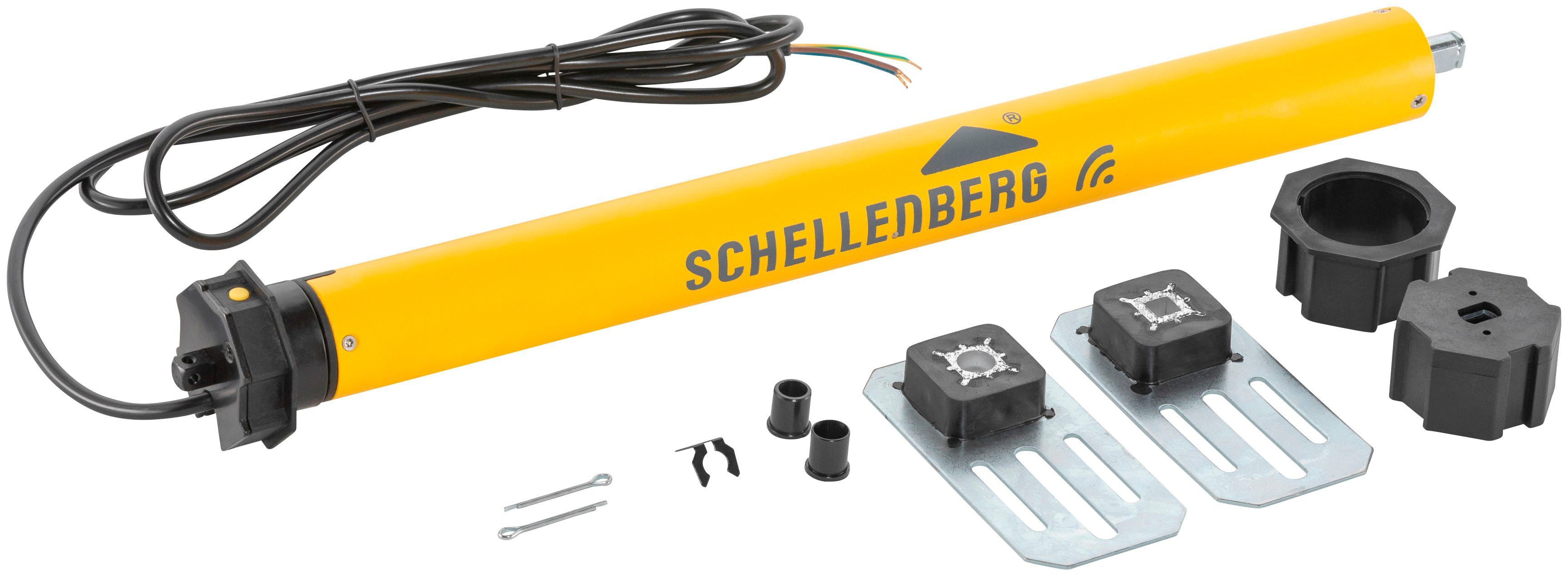 SCHELLENBERG Rollladenmotor Plus, Rohrmotor mit elektronischer Endlageneinstellung, geeignet für 60 mm Rollladenwelle, Maxi, 10 Nm, Zugkraft 20 kg