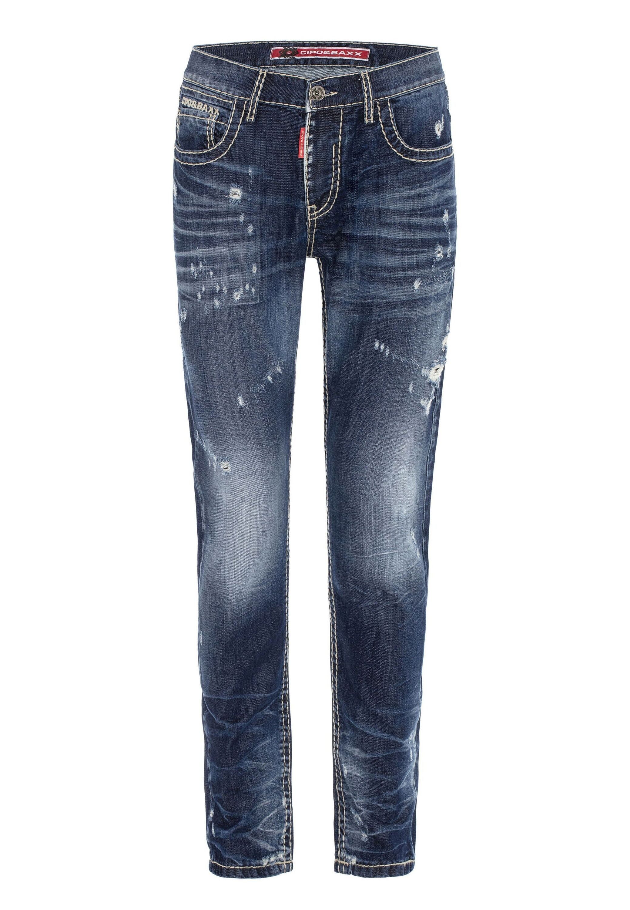 Cipo & Baxx Regular-fit-Jeans DENIM bequeme günstig online kaufen