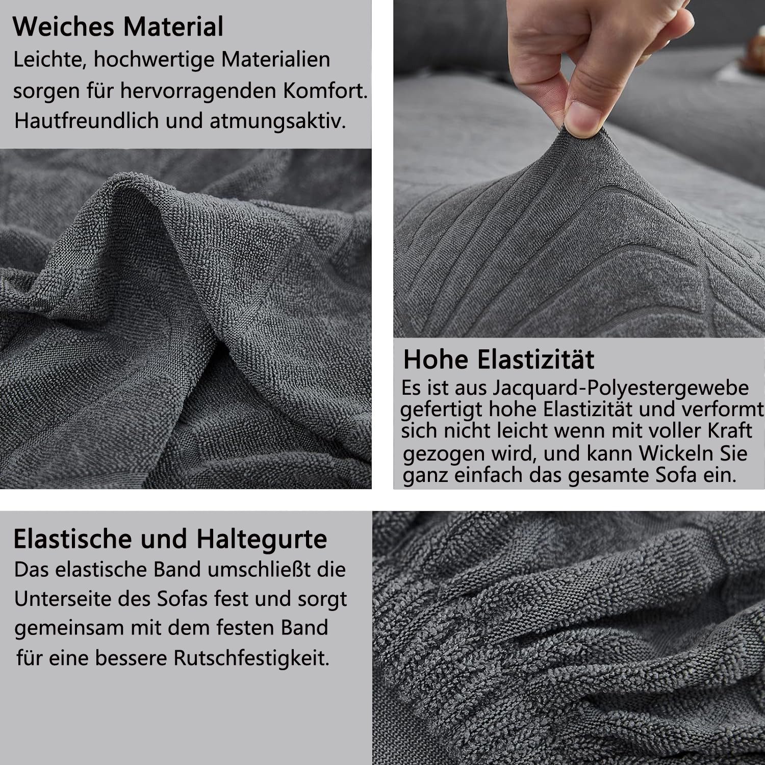 Minicloss Sofabezug High Stretch Sofabezug Moderne Sofaüberwurf Elastische günstig online kaufen
