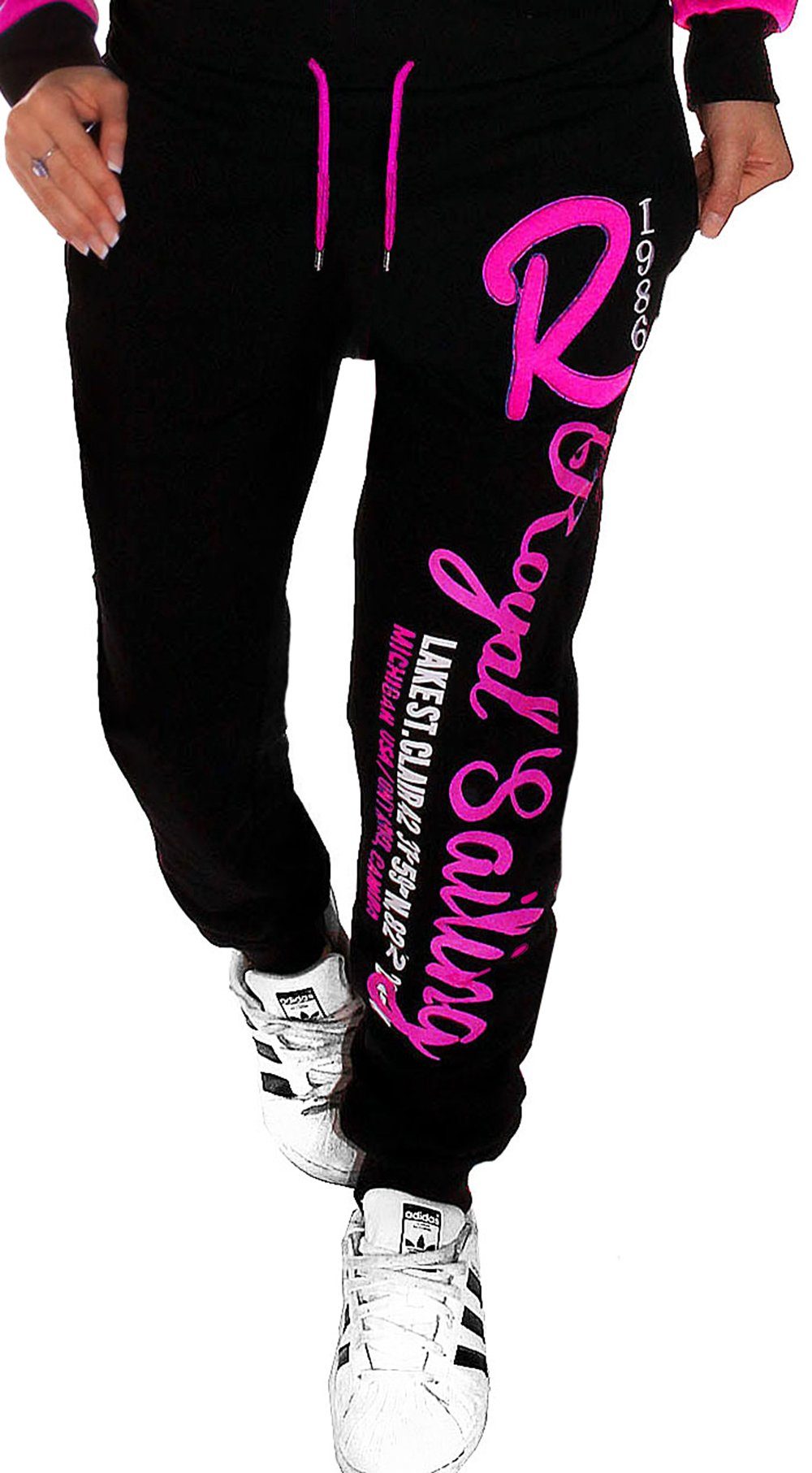 RMK Jogginghose Damen Sporthose Gym Fitness Hose Jogger Training mit elastischem Bund