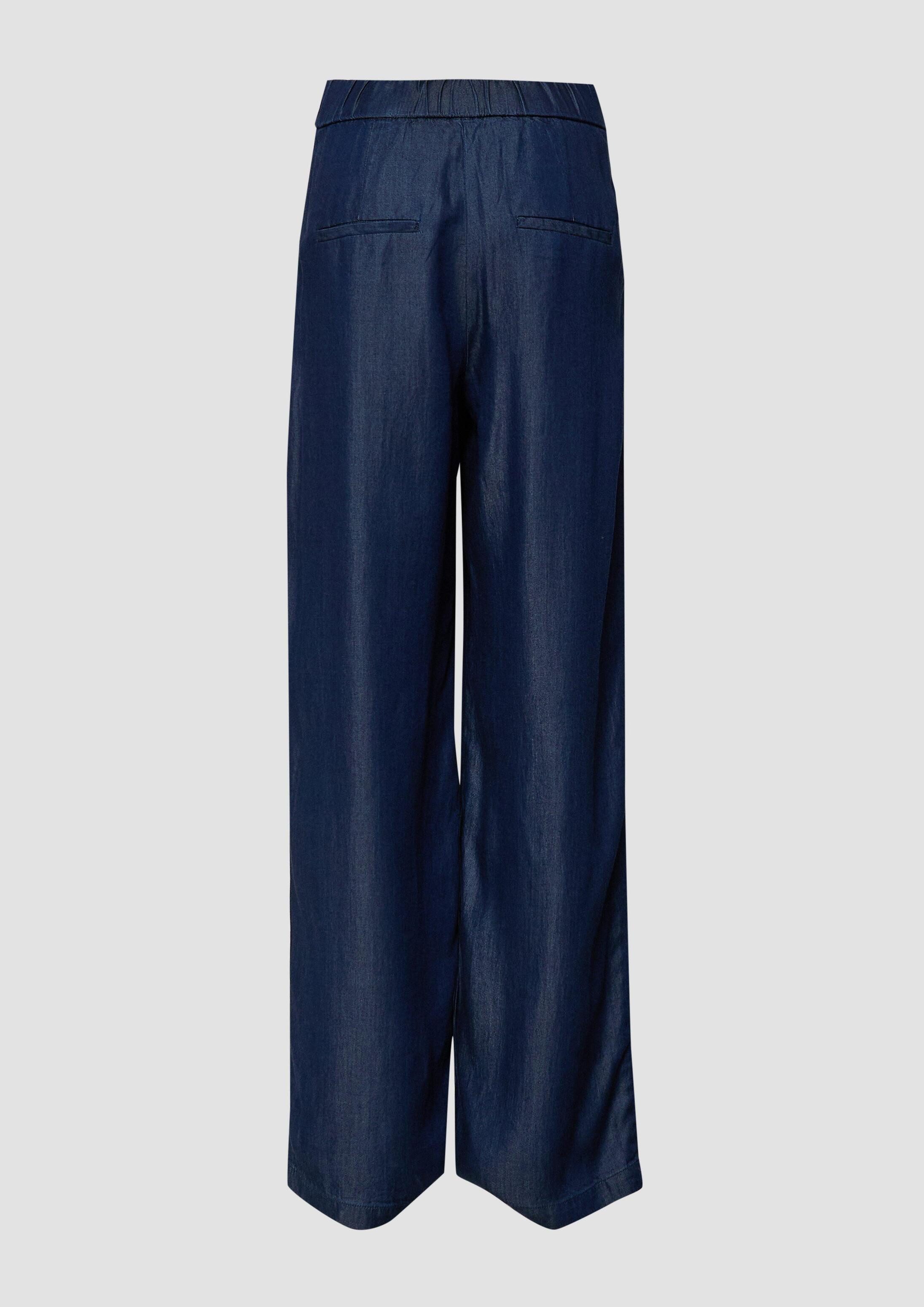 s.Oliver Chinos Hose Fließende Wide-Leg-Hose aus Lyocell