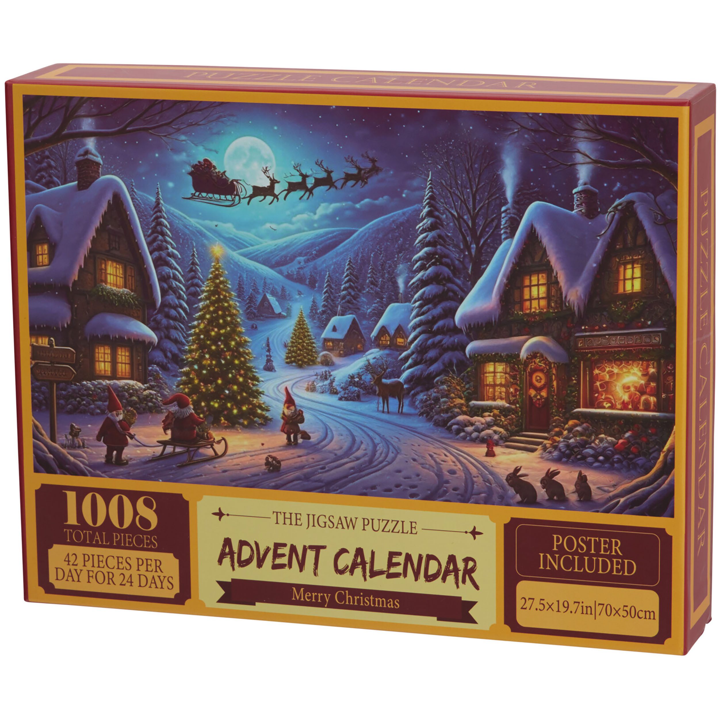 Annastore Adventskalender Adventskalender Puzzle Weihnachten – günstig online kaufen
