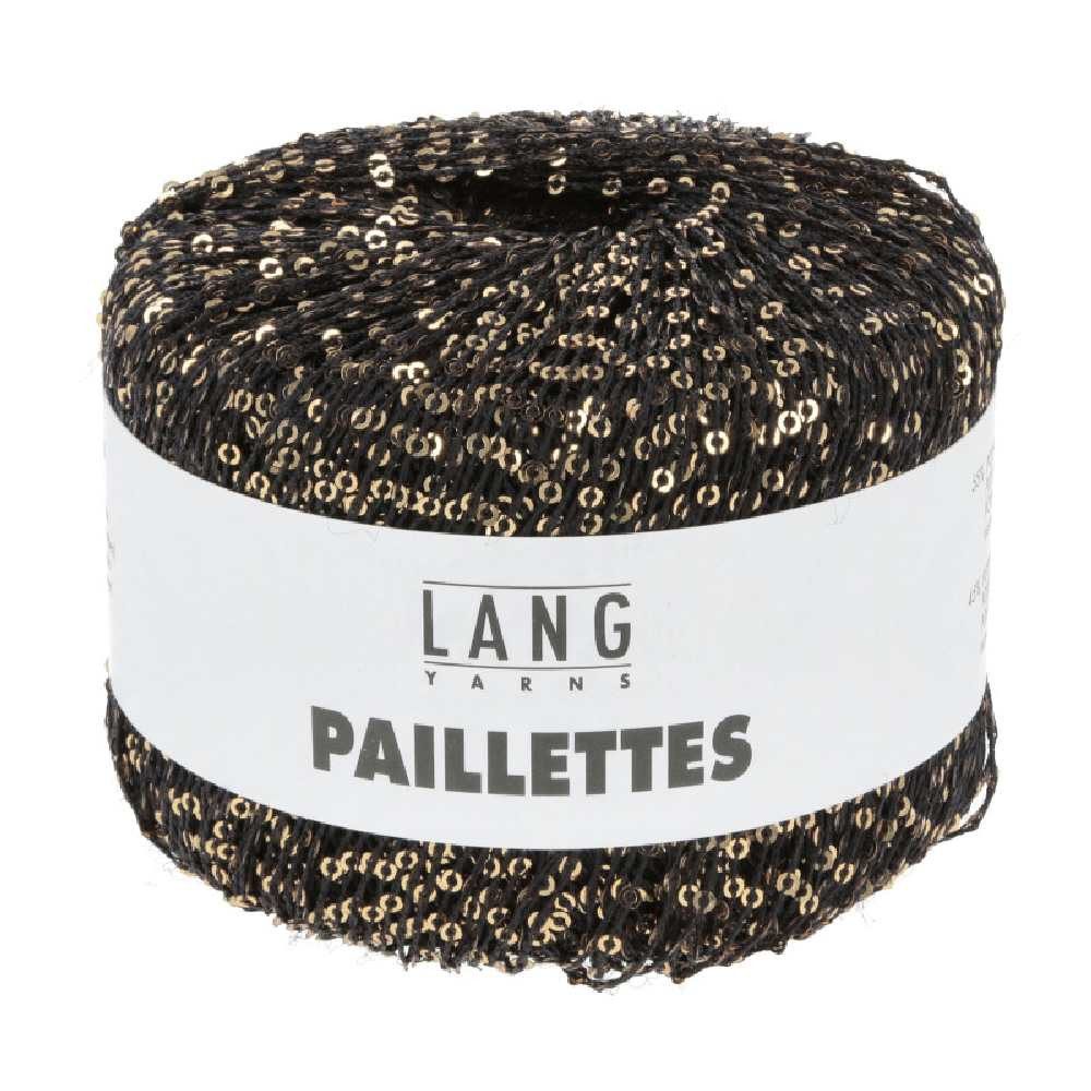 LANG YARNS PAILLETTES Häkelwolle, 112 m (25 Gramm), glänzendes Effektgarn mit Pailletten von Lang Yarns
