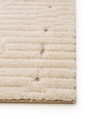 Hochflor-Teppich Aimee, benuta, rechteckig, Höhe: 21 mm, Kunstfaser, Berber, Ethno-Style, Wohnzimmer