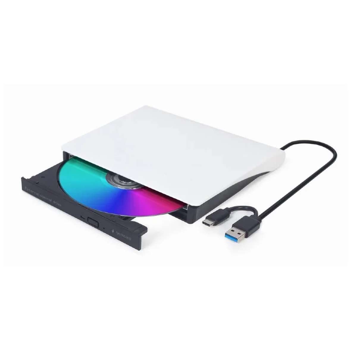 Gembird Gembird DVD-USB-031-BW Optisches Laufwerk Eingebaut DVD±RW Schwarz DVD-Brenner