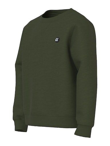 Name It Sweatshirt NKMVIMO für Jungen mit Bündchen und klassischer Form unifarben, casual, regular fit, Baumwollmischung, Rundhals