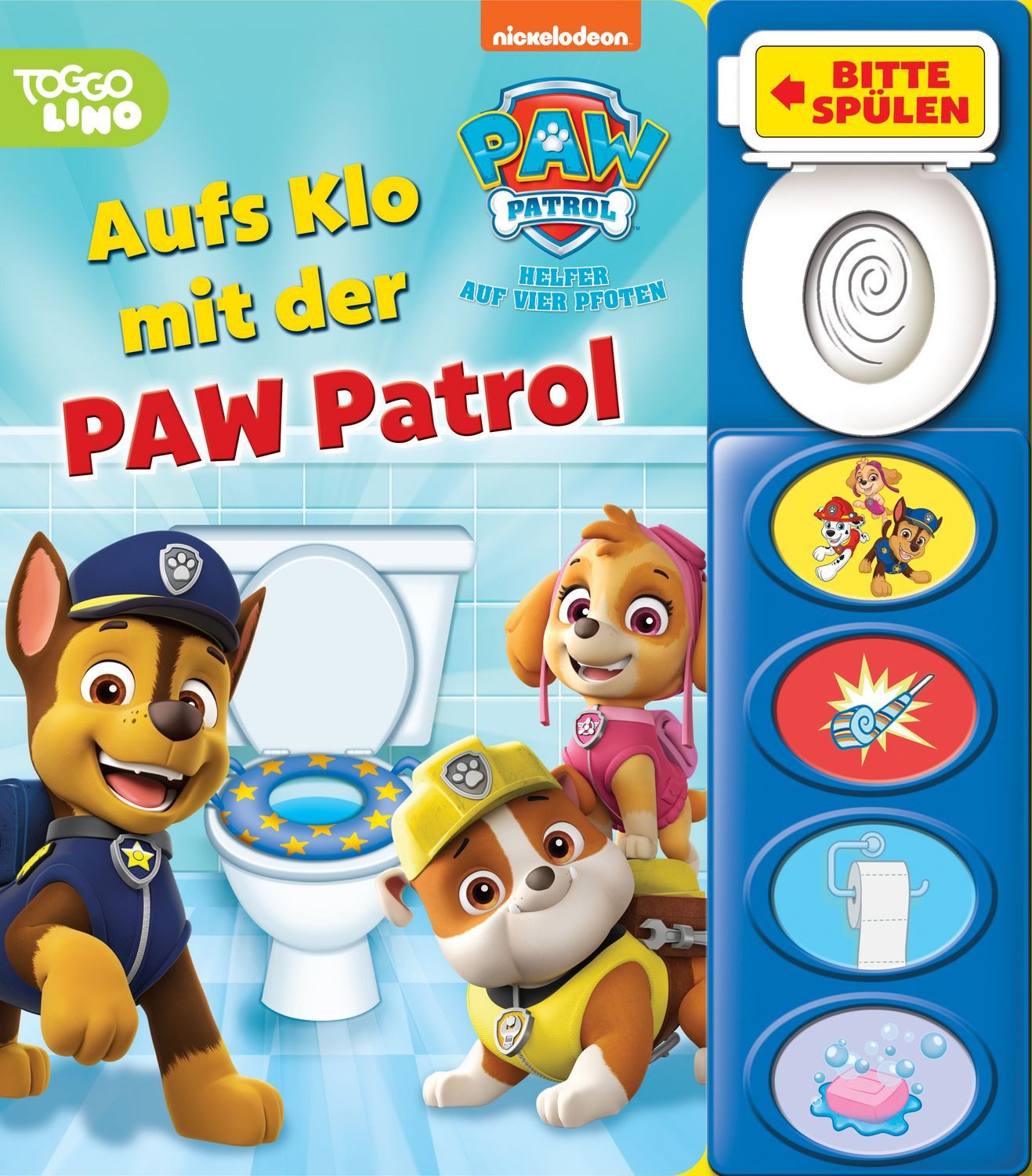 PAW Patrol - Aufs Klo mit der PAW Patrol - Mein Klo-Soundbuch - Pappbi / diverse