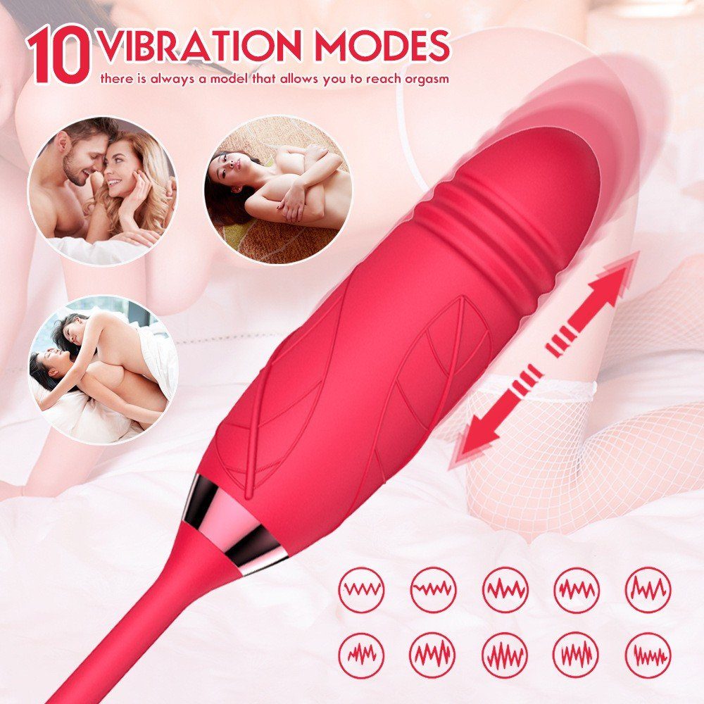 Oral Vibrator 3 in Mini frauen,Clit Stark Stimulator, Spielzeug Leise Bullet Rot Klein autolock Vibrator Sex für 1 und Nippel Mini-Vibrator und