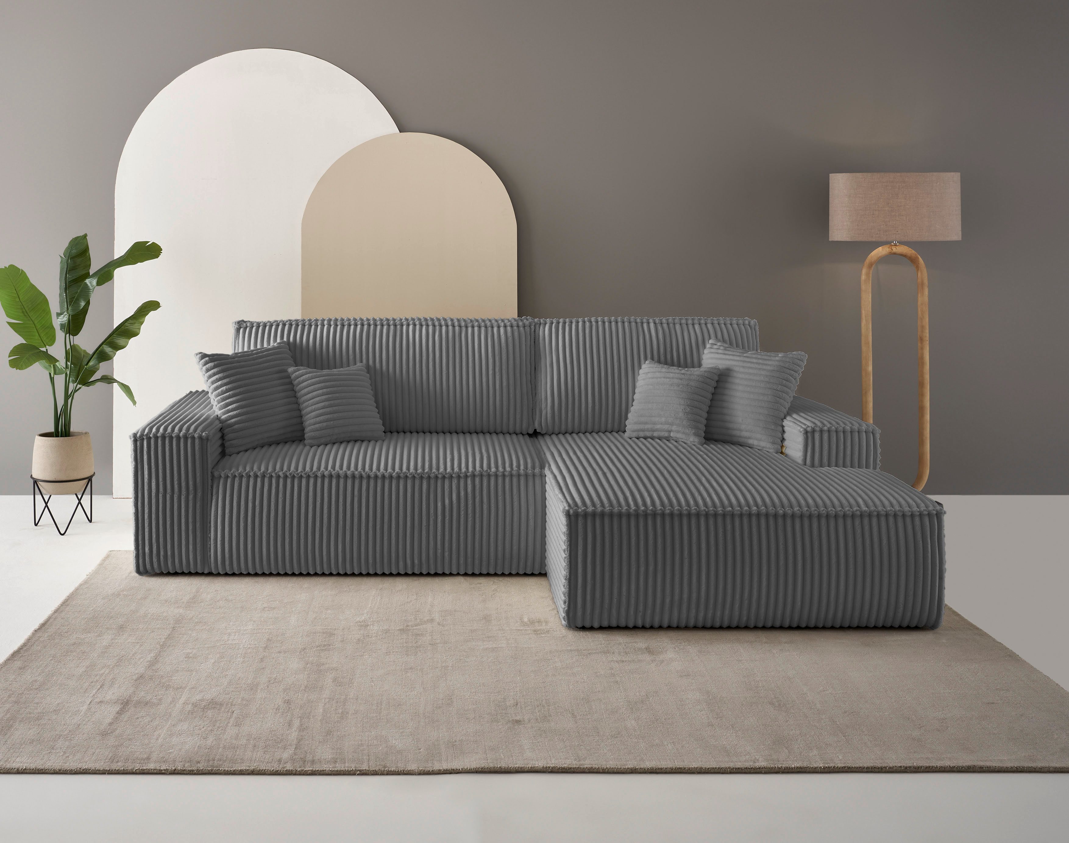 andas Ecksofa Finnley Schlafsofa 267 cm günstig online kaufen