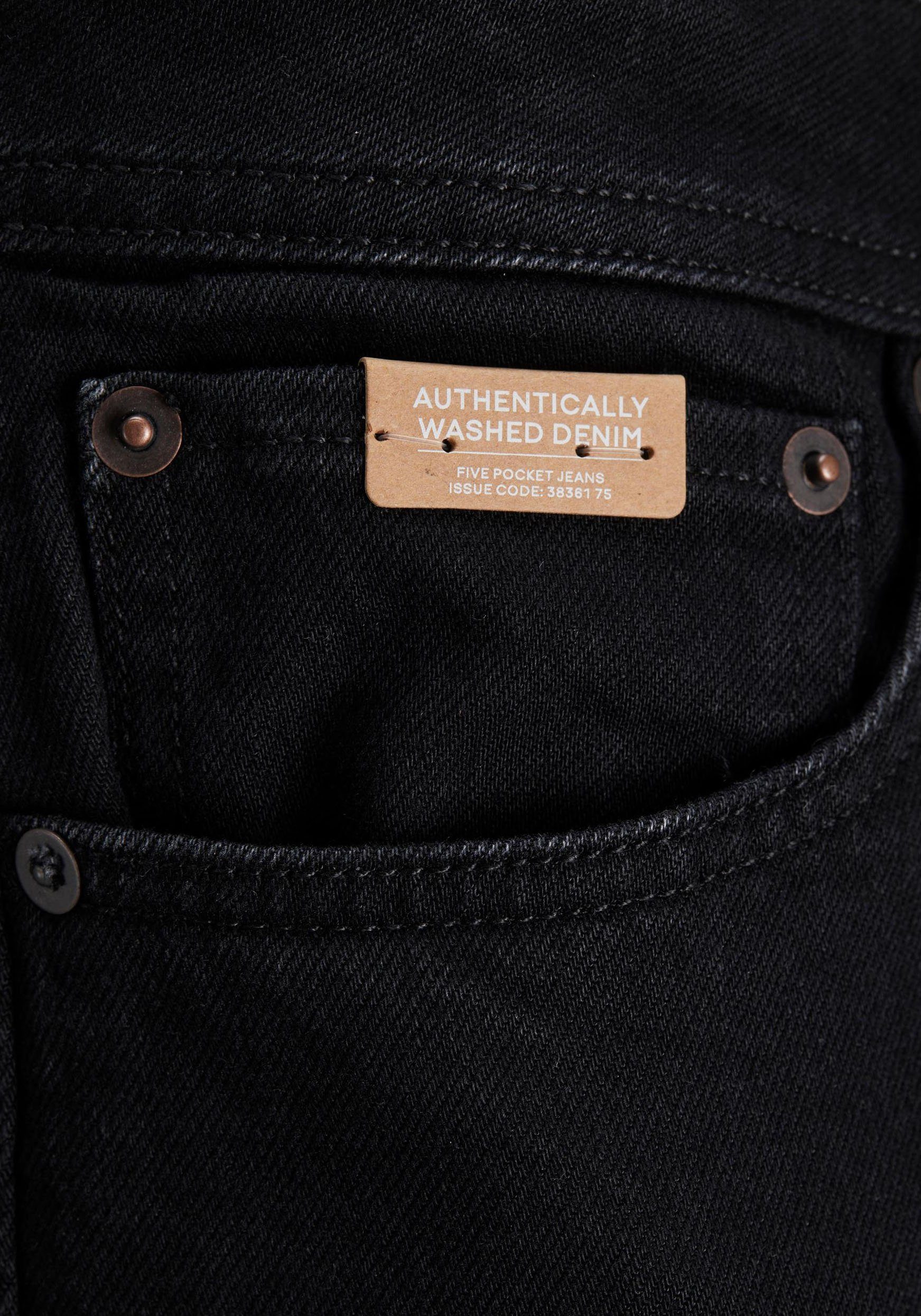 JJORIGINAL Jones Jack black-denim Regular-fit-Jeans CLARK &