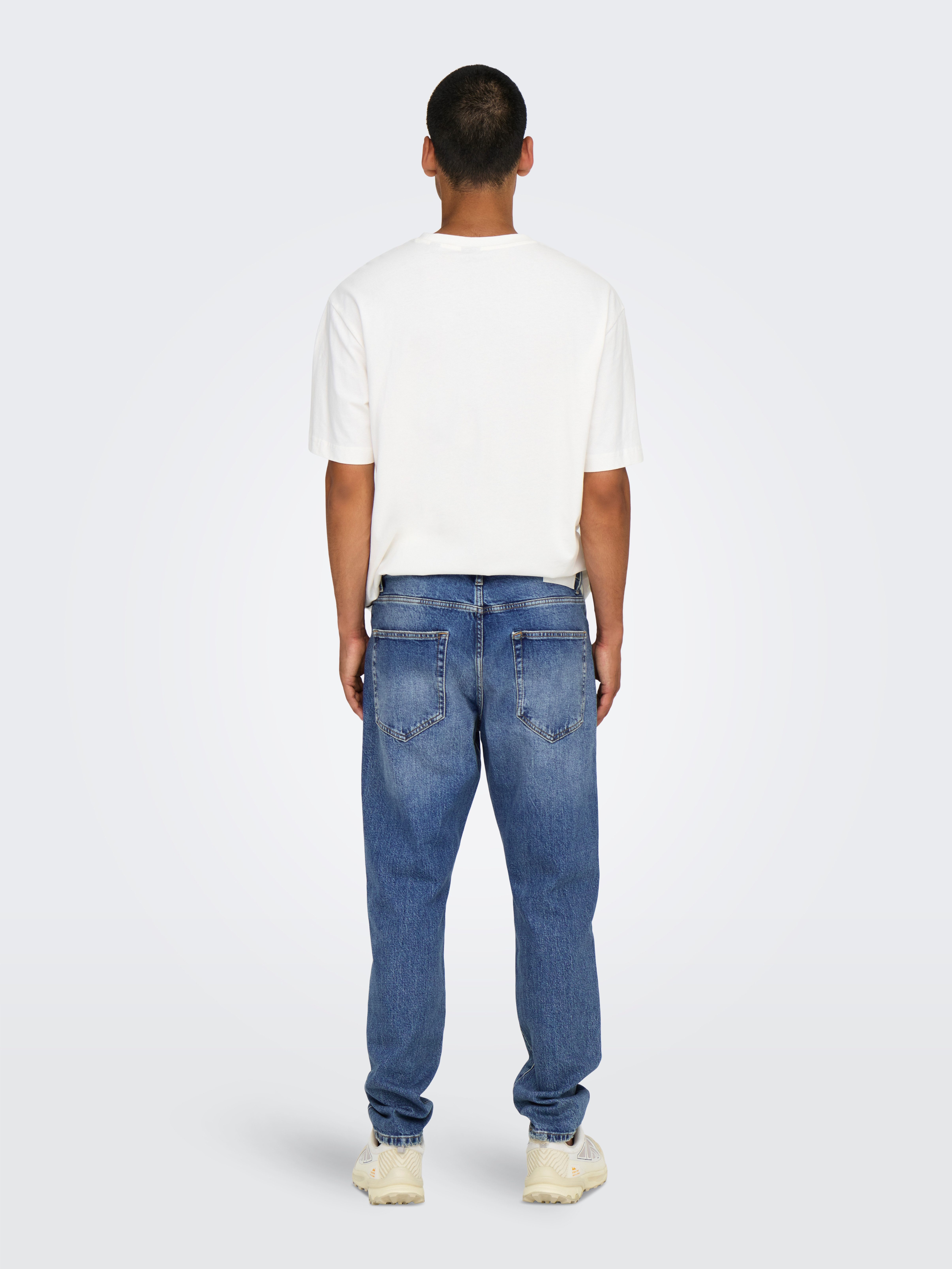 ONLY & SONS Tapered-fit-Jeans ONSYOKE TAPERED MB 9360 DOT DNM NOOS günstig online kaufen
