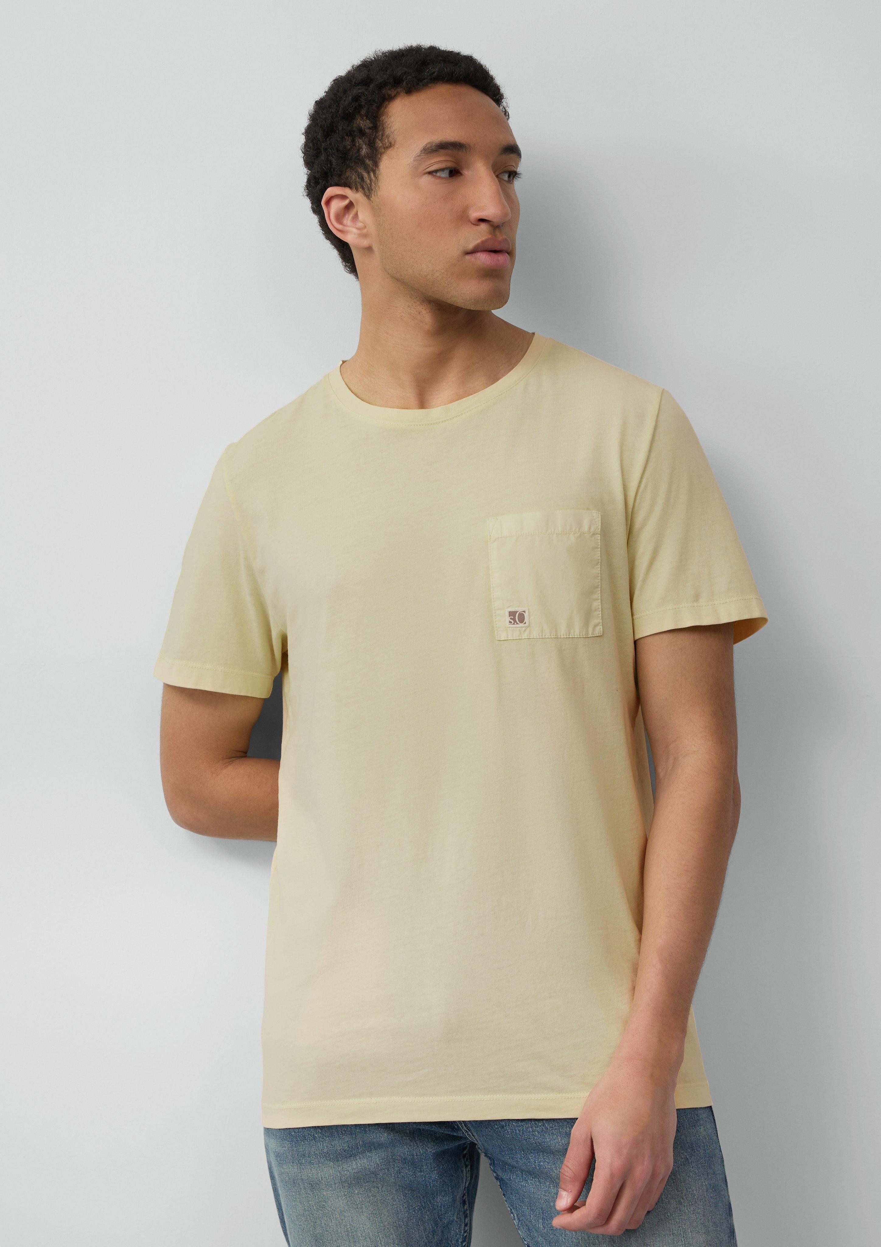 s.Oliver Kurzarmshirt T-Shirt mit Brusttasche und günstig online kaufen