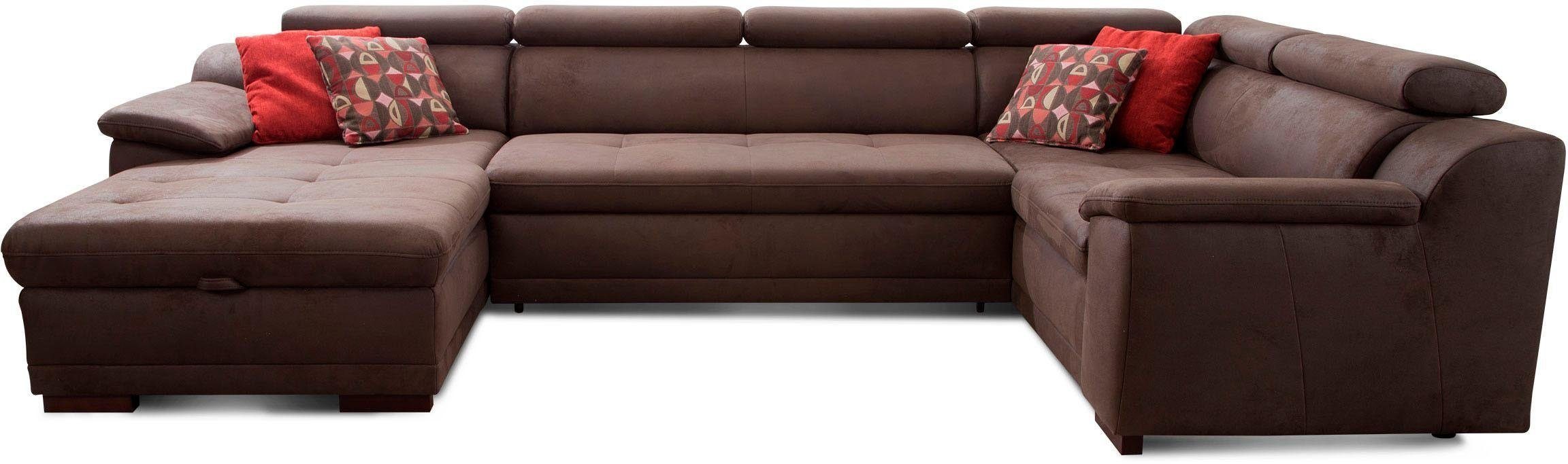 sit&more Wohnlandschaft Andiamo U-Form, mit Kopfteilverstellung, wahlweise günstig online kaufen